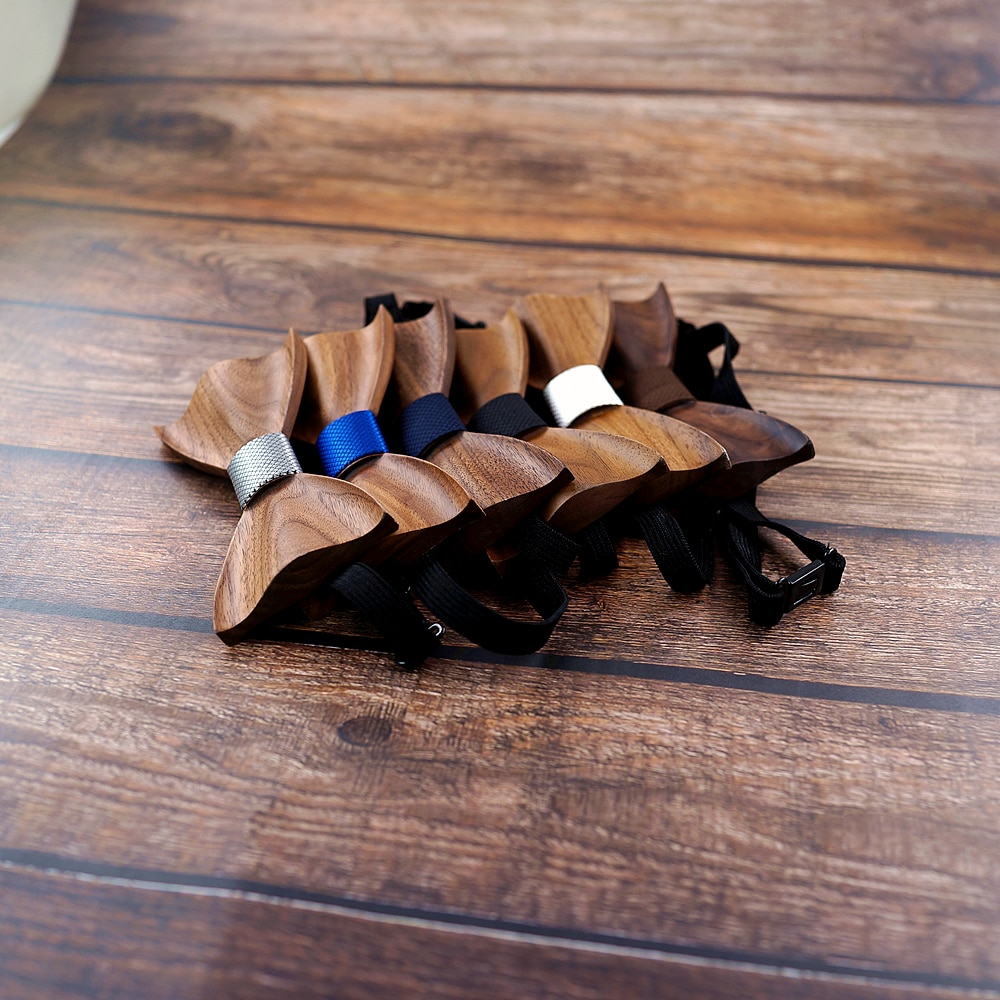 Wooden Bowtie Gentleman Accessory Wooden Bowtie Gentleman Accessory