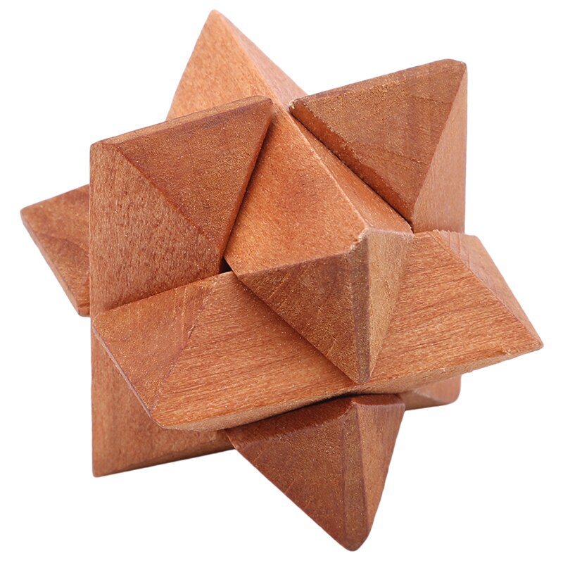 Wooden Brain Teaser Set (6 Pcs) Wooden Brain Teaser Set (6 Pcs)