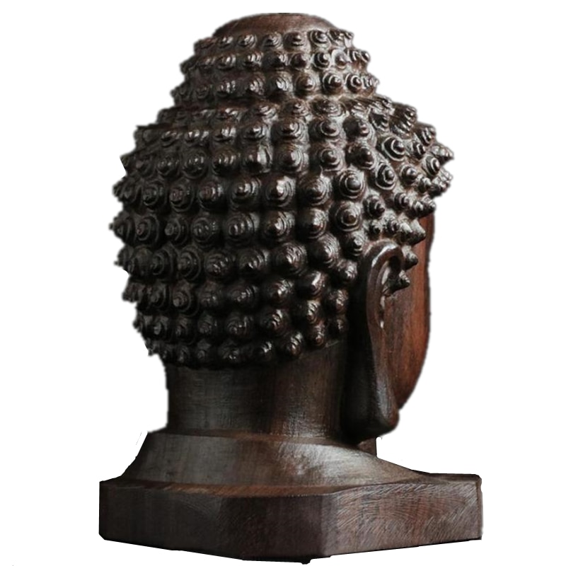 Wooden Buddha Statue Mini Decor