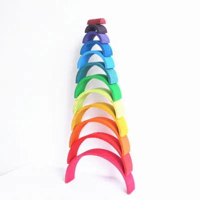 Wooden Building Blocks Kids Activity