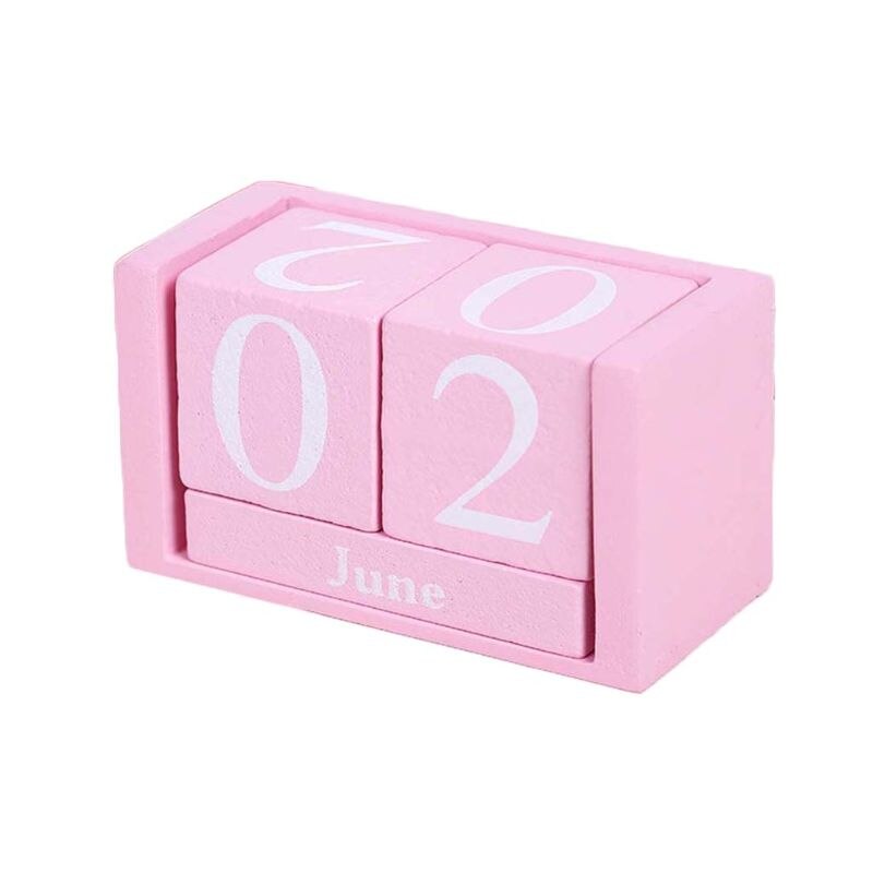 Wooden Calendar Blocks Perpetual Calendar