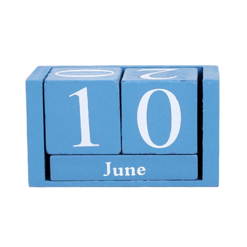 Wooden Calendar Blocks Perpetual Calendar