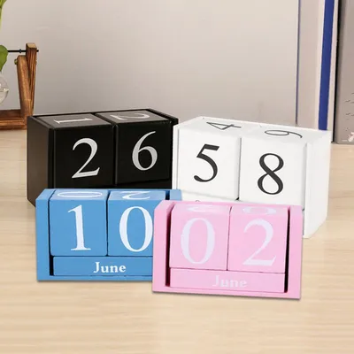 Wooden Calendar Desk Decoration Wooden Calendar Desk Decoration