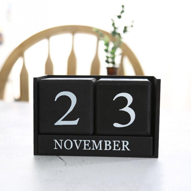 Wooden Calendar Desk Decoration Wooden Calendar Desk Decoration