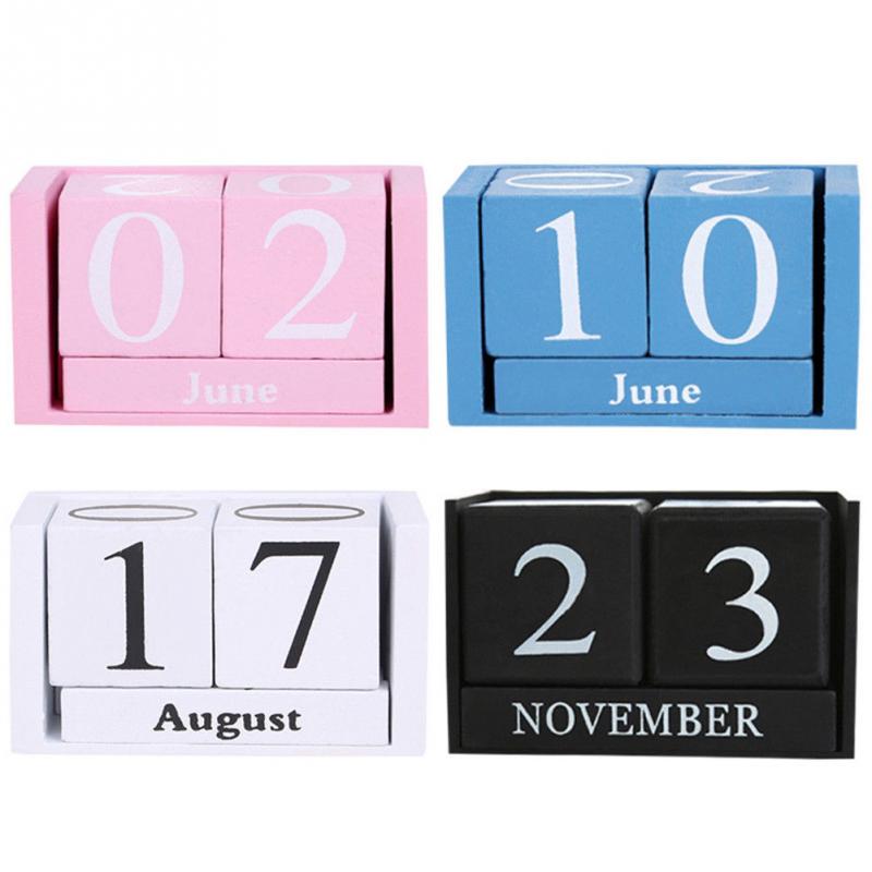 Wooden Calendar Desk Decoration Wooden Calendar Desk Decoration