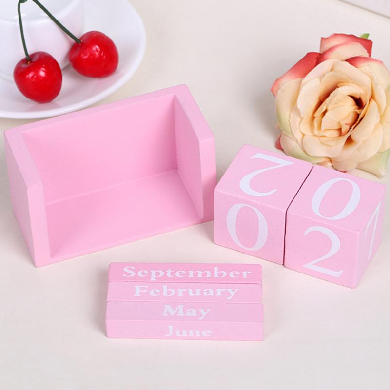 Wooden Calendar Desk Decoration Wooden Calendar Desk Decoration