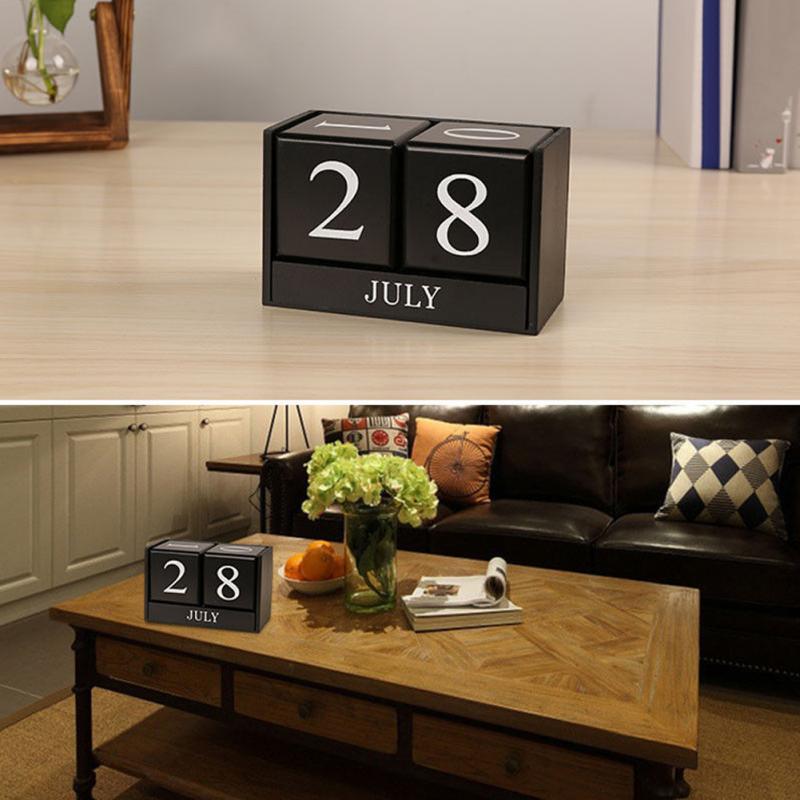 Wooden Calendar Desk Decoration Wooden Calendar Desk Decoration