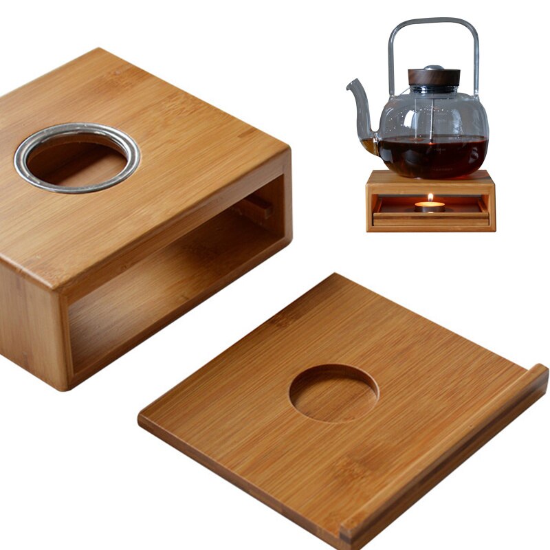 Wooden Candle Tea Warmer