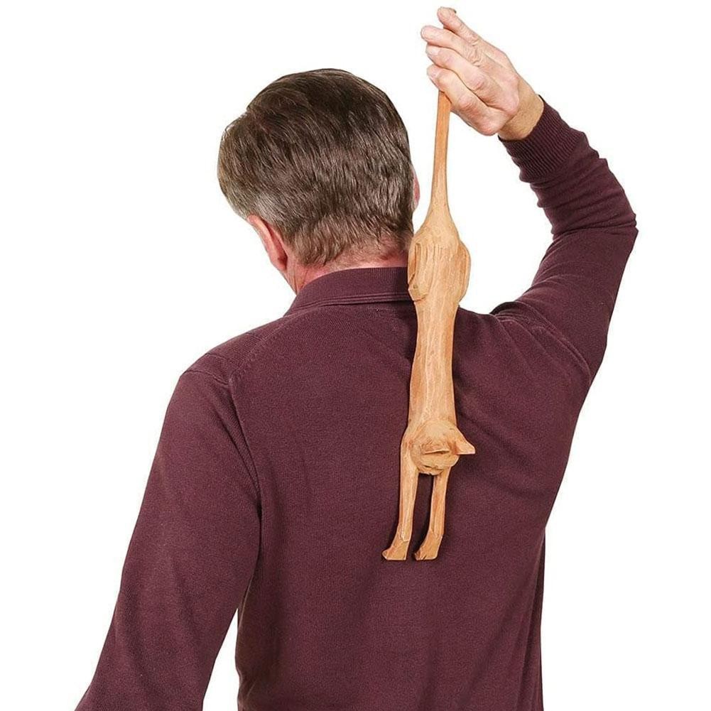 Wooden Cat Back Scratcher
