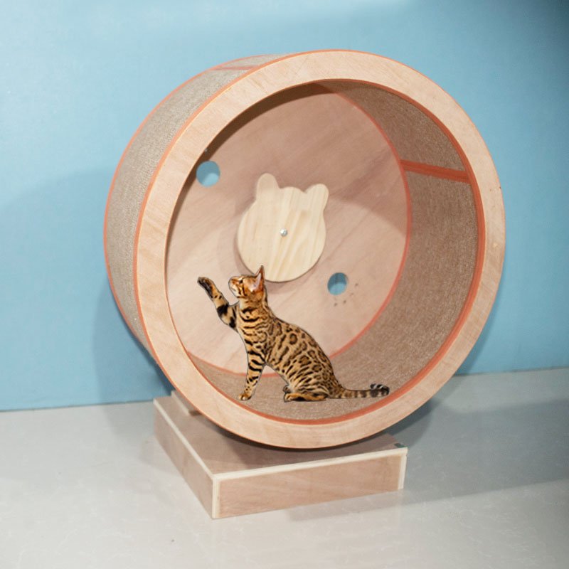 Wooden Cat Treadmill Wheel Wooden Cat Treadmill Wheel