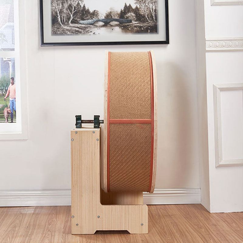 Wooden Cat Treadmill Wheel