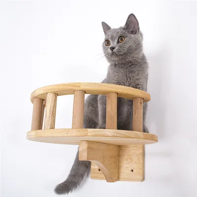 Wooden Cat Wall Tower Wooden Cat Wall Tower