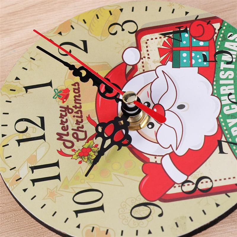 Wooden Christmas Clock Wooden Christmas Clock