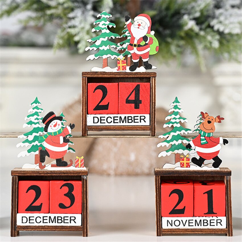 Wooden Christmas Countdown Calendar