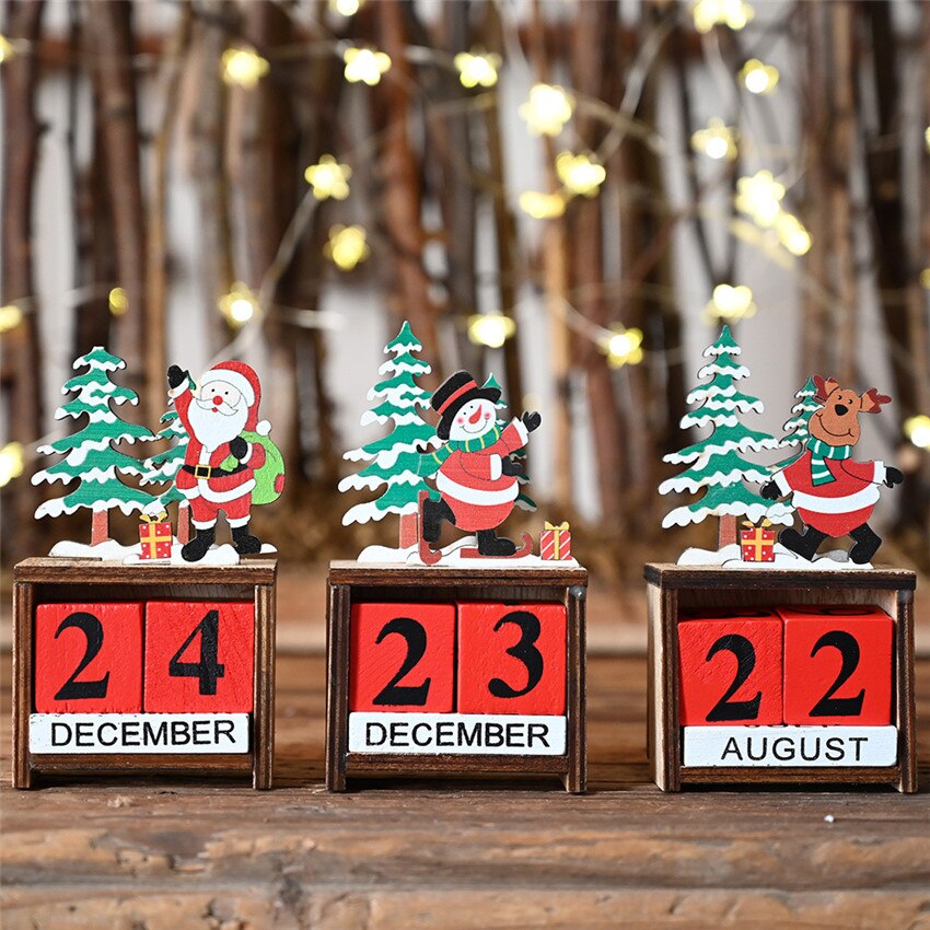 Wooden Christmas Countdown Calendar