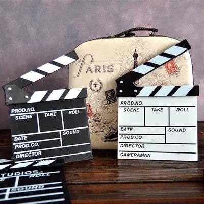 Wooden Clapperboard Movie Prop Wooden Clapperboard Movie Prop