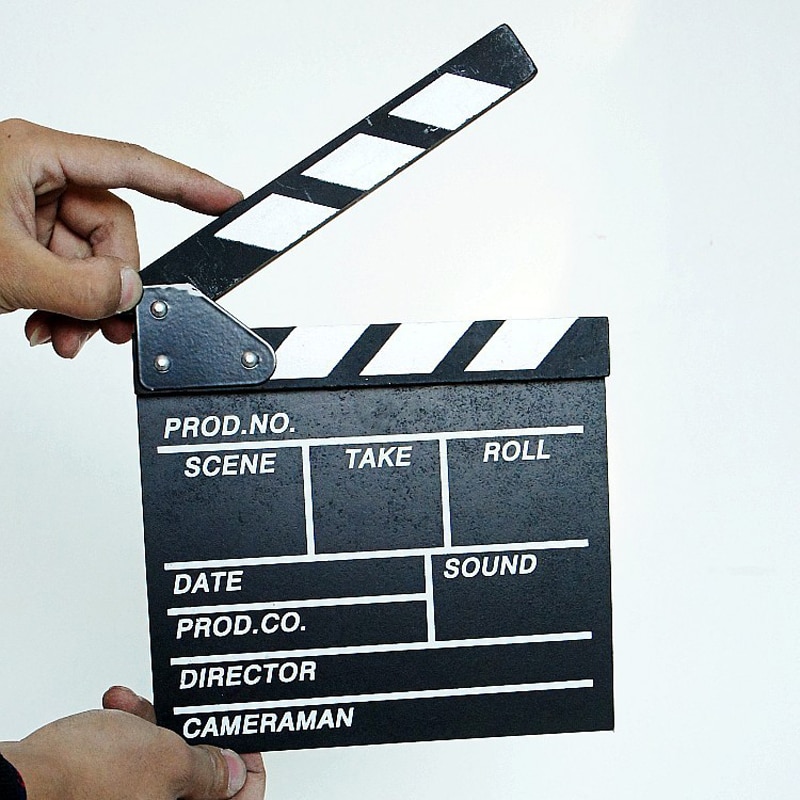 Wooden Clapperboard Movie Prop Wooden Clapperboard Movie Prop
