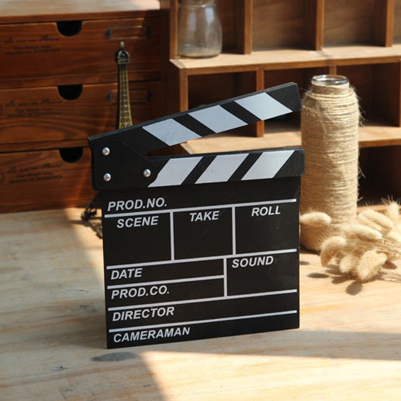Wooden Clapperboard Movie Prop Wooden Clapperboard Movie Prop