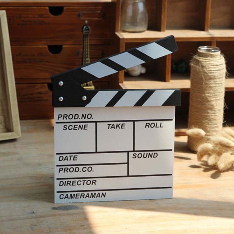 Wooden Clapperboard Movie Prop Wooden Clapperboard Movie Prop