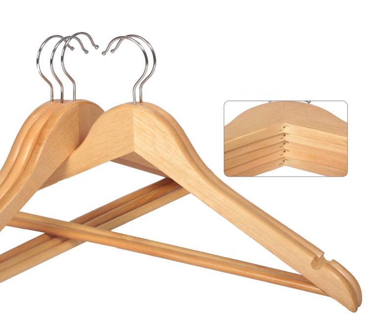 Wooden Cloth Hangers (5 Pcs) Wooden Cloth Hangers (5 Pcs)