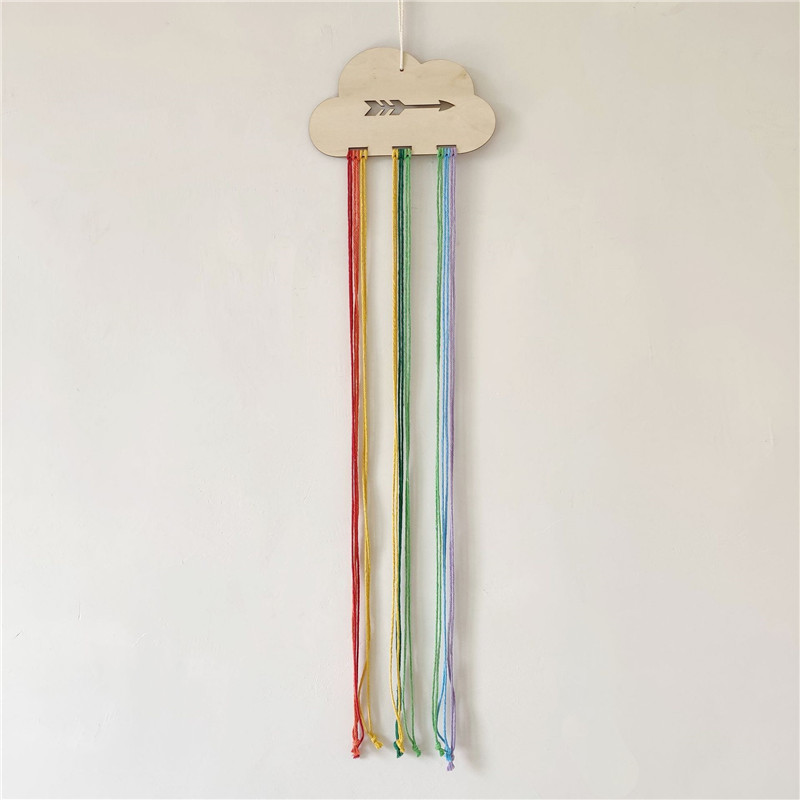 Wooden Cloud Hair Clip Hanger Wooden Cloud Hair Clip Hanger