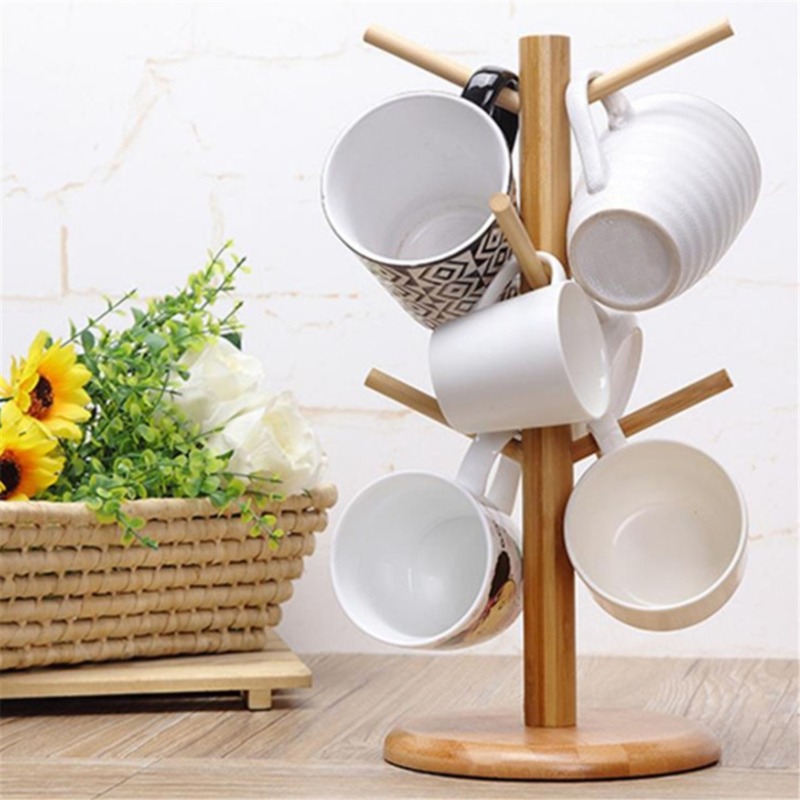 Wooden Coffee Mug Tree Wooden Coffee Mug Tree