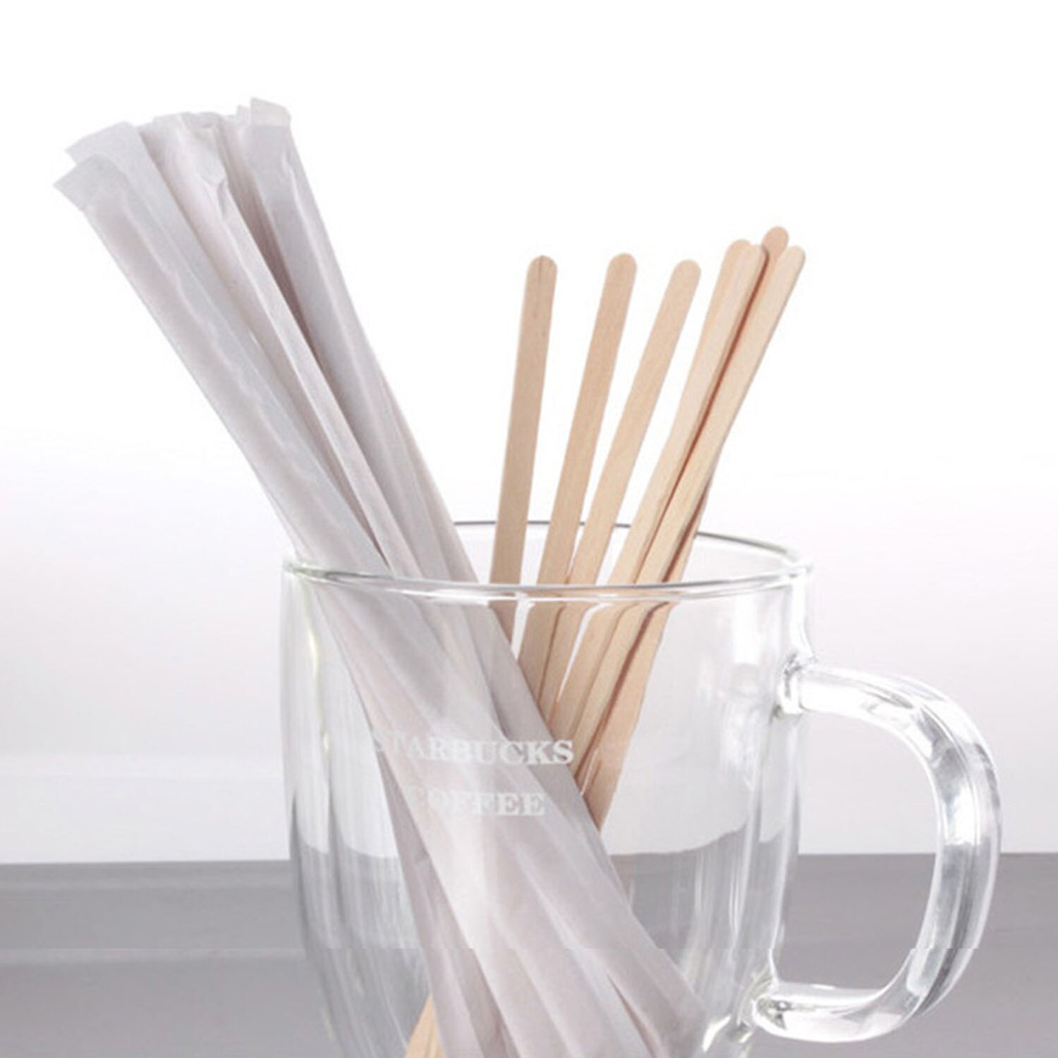 Wooden Coffee Stirrers Sticks (100pcs) Wooden Coffee Stirrers Sticks (100pcs)