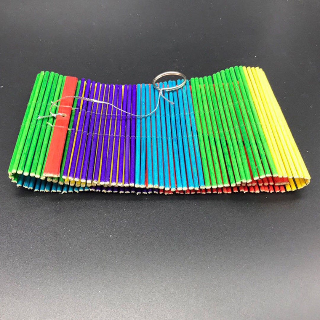 Wooden Colorful Spiral Wind Spinner