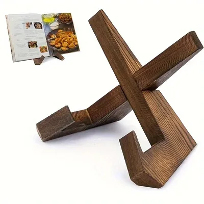 Wooden Cookbook Stand Flat Stand Base Kitchen Cookbook Stand Reading Stand Wooden Record Stand Wooden Cookbook Stand Flat Stand Base Kitchen Cookbook Stand Reading Stand Wooden Record Stand