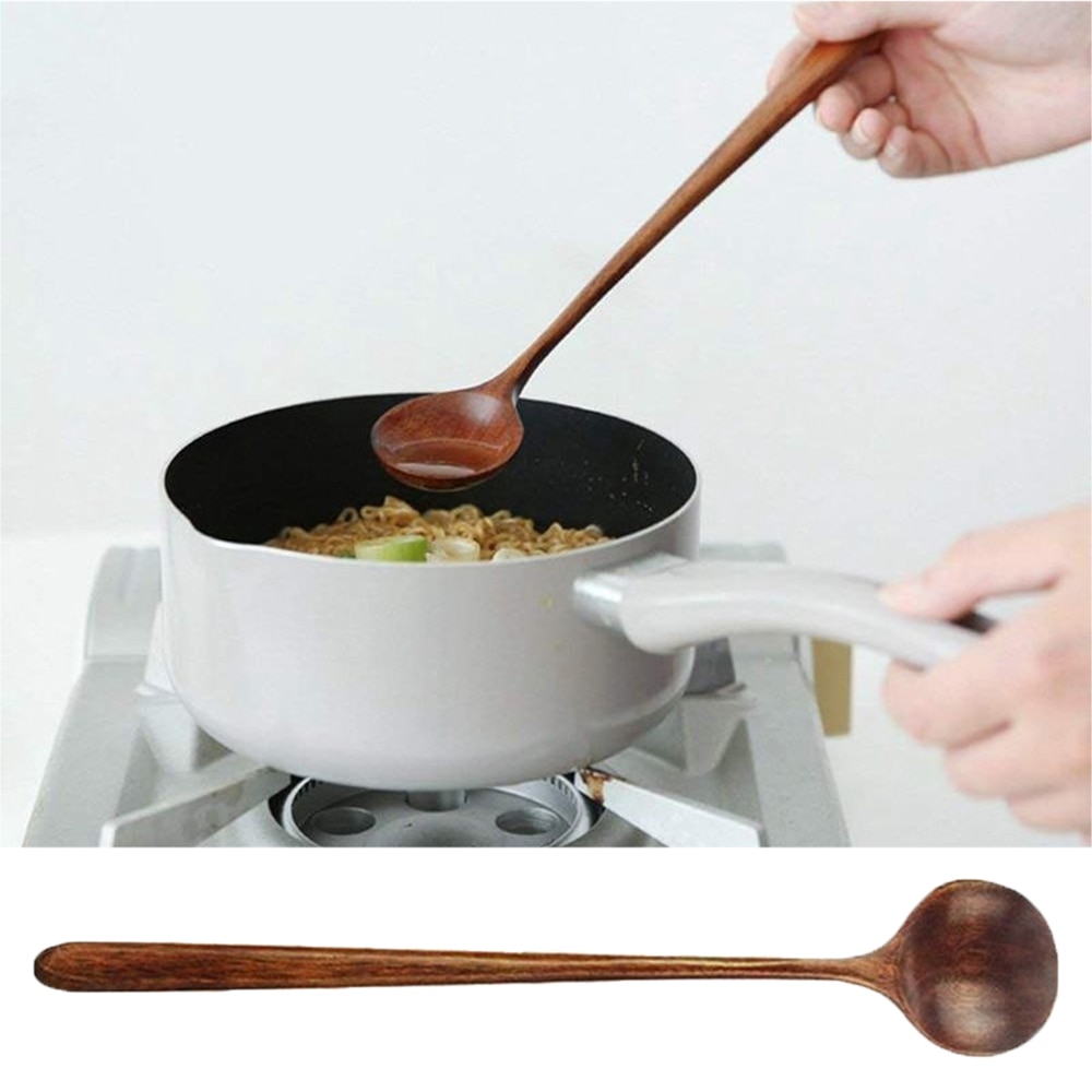 Wooden Cooking Spoon Long Handle Spoon