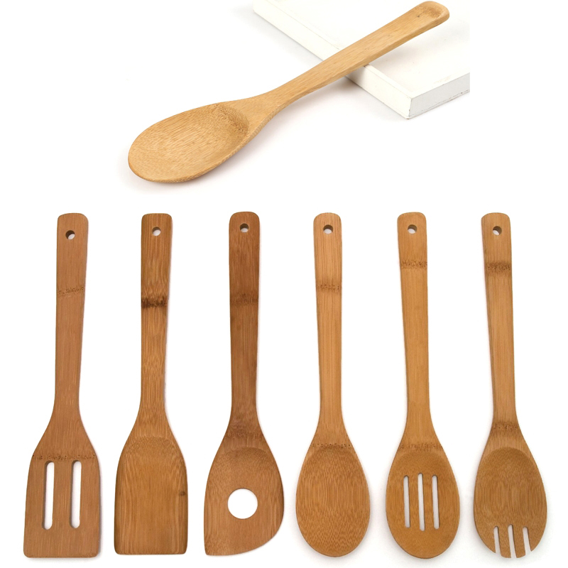 Wooden Cooking Utensils Set (6Pcs)