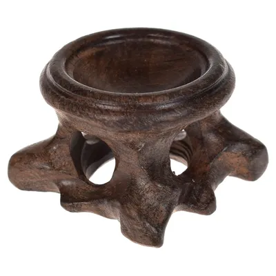 Wooden Crystal Ball Stand