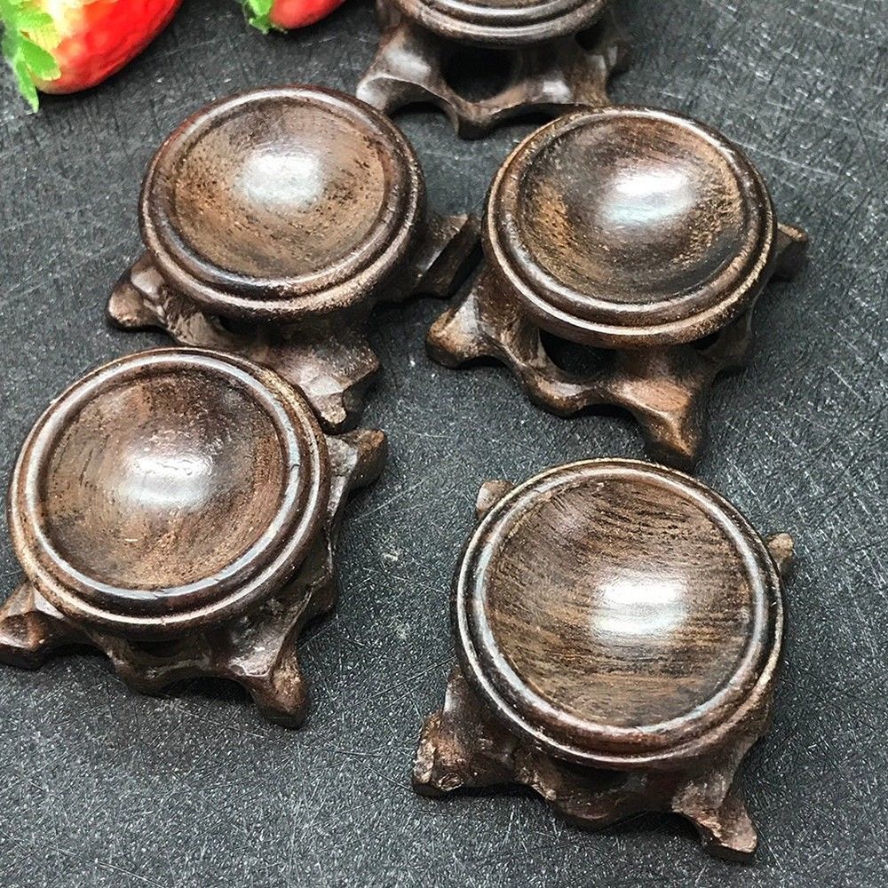 Wooden Crystal Ball Stand