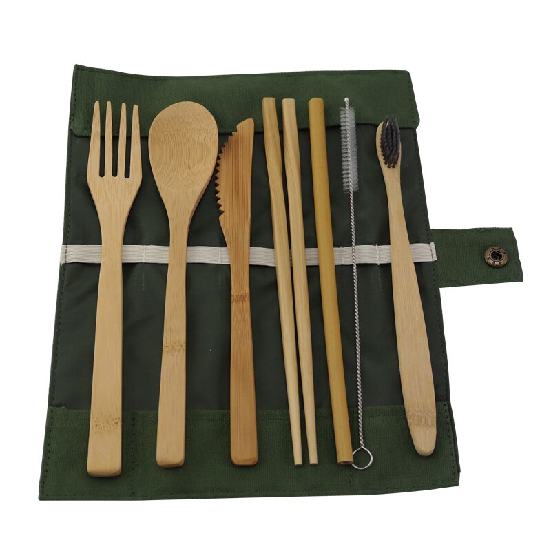 Wooden Cutlery Set Bamboo Tableware Wooden Cutlery Set Bamboo Tableware