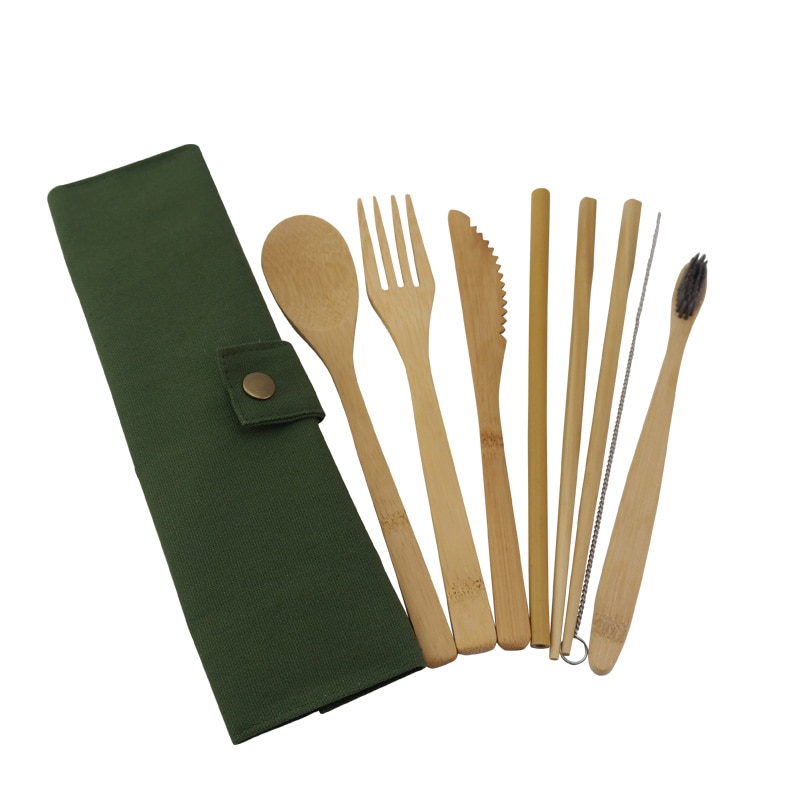 Wooden Cutlery Set Bamboo Tableware Wooden Cutlery Set Bamboo Tableware