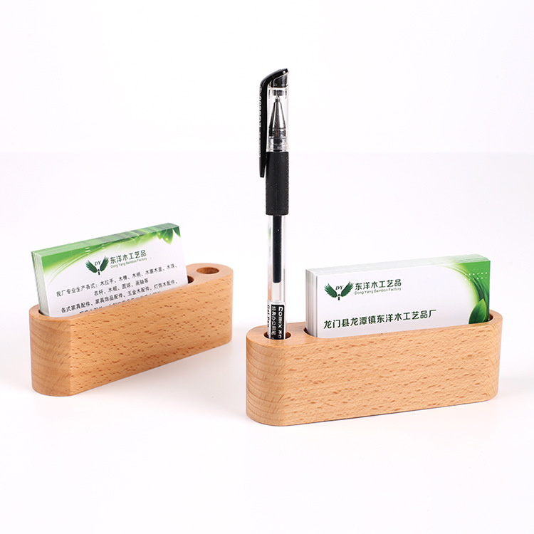 Wooden Desk Business Card Holder Wooden Desk Business Card Holder