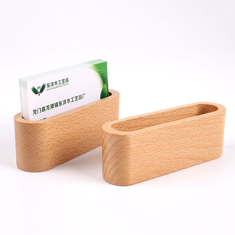Wooden Desk Business Card Holder Wooden Desk Business Card Holder