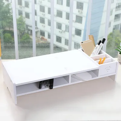 Wooden Desktop Shelf Riser