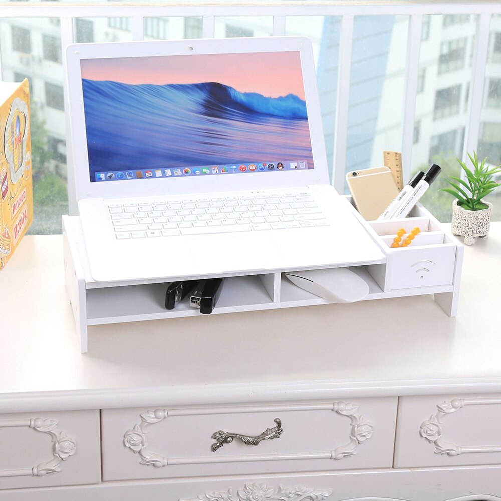 Wooden Desktop Shelf Riser