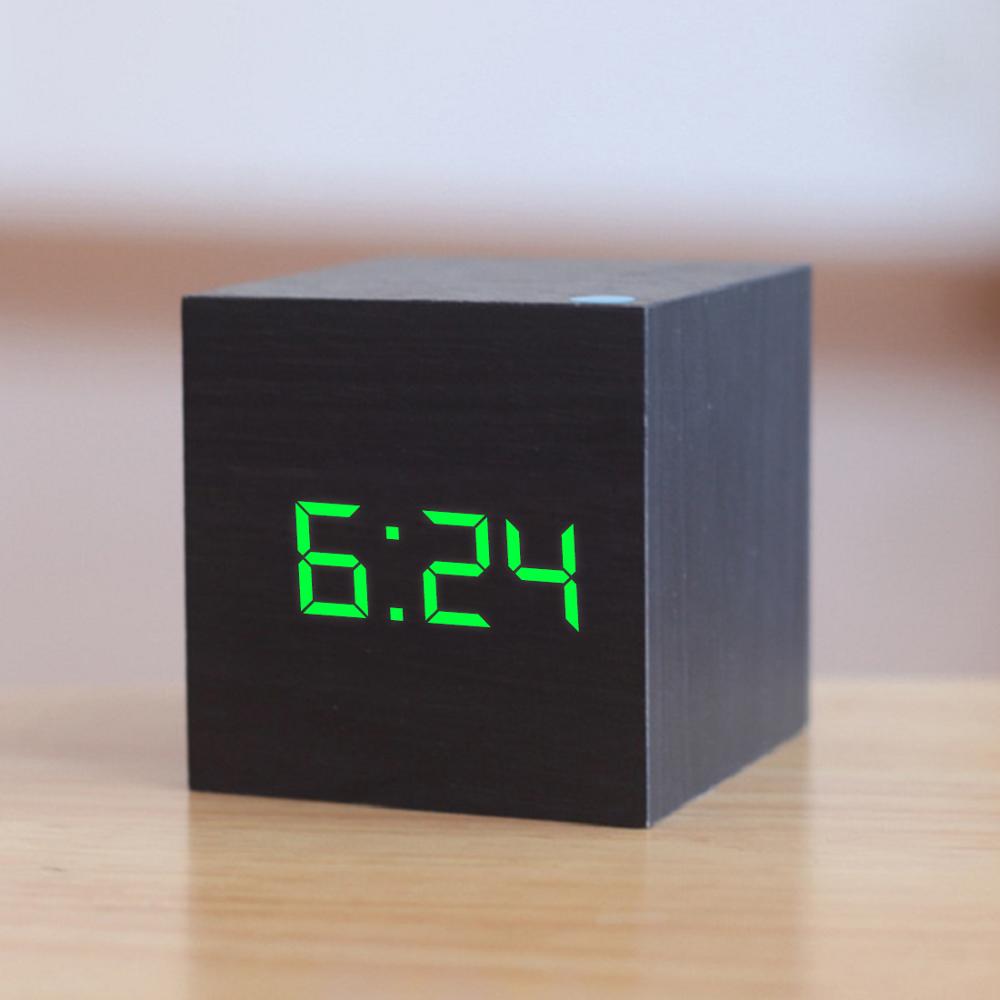 Wooden Digital Clock LED Alarm Wooden Digital Clock LED Alarm