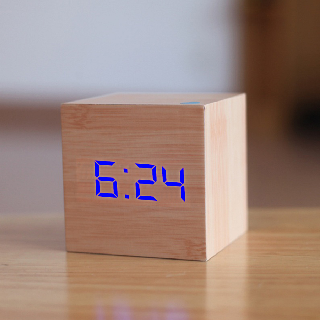 Wooden Digital Clock LED Alarm Wooden Digital Clock LED Alarm