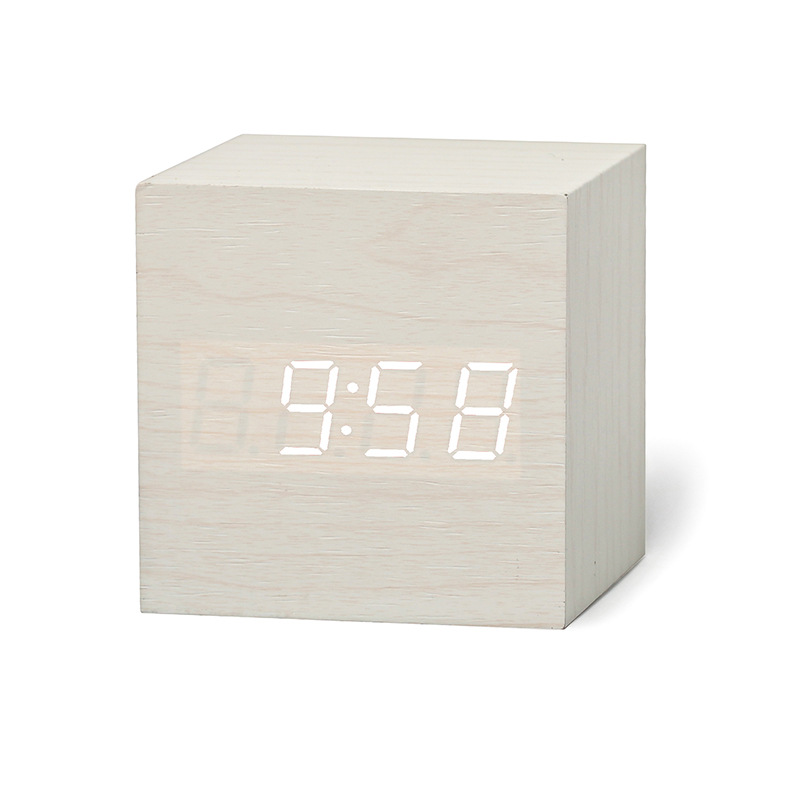 Wooden Digital Clock LED Alarm Wooden Digital Clock LED Alarm
