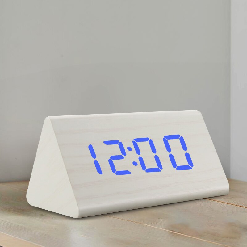 Wooden Digital LED Alarm Clock Wooden Digital LED Alarm Clock