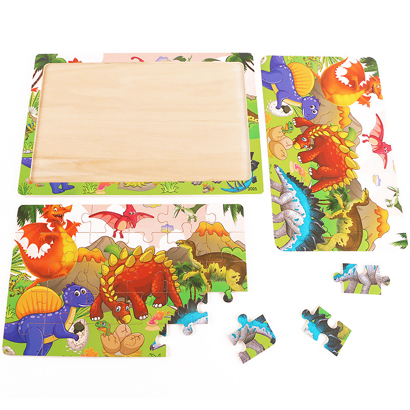 Wooden Dinosaur Jigsaw Puzzle Wooden Dinosaur Jigsaw Puzzle