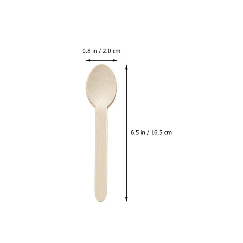 Wooden Disposable Utensils (12pcs)