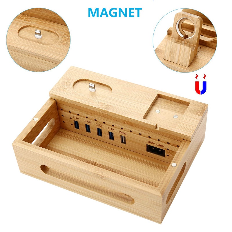 Wooden Docking Station Charging Docks Wooden Docking Station Charging Docks