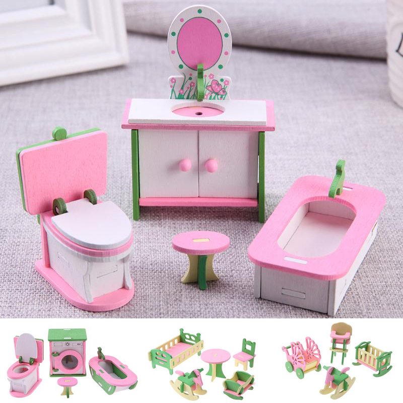 Wooden Dolls House Furniture Toys Wooden Dolls House Furniture Toys