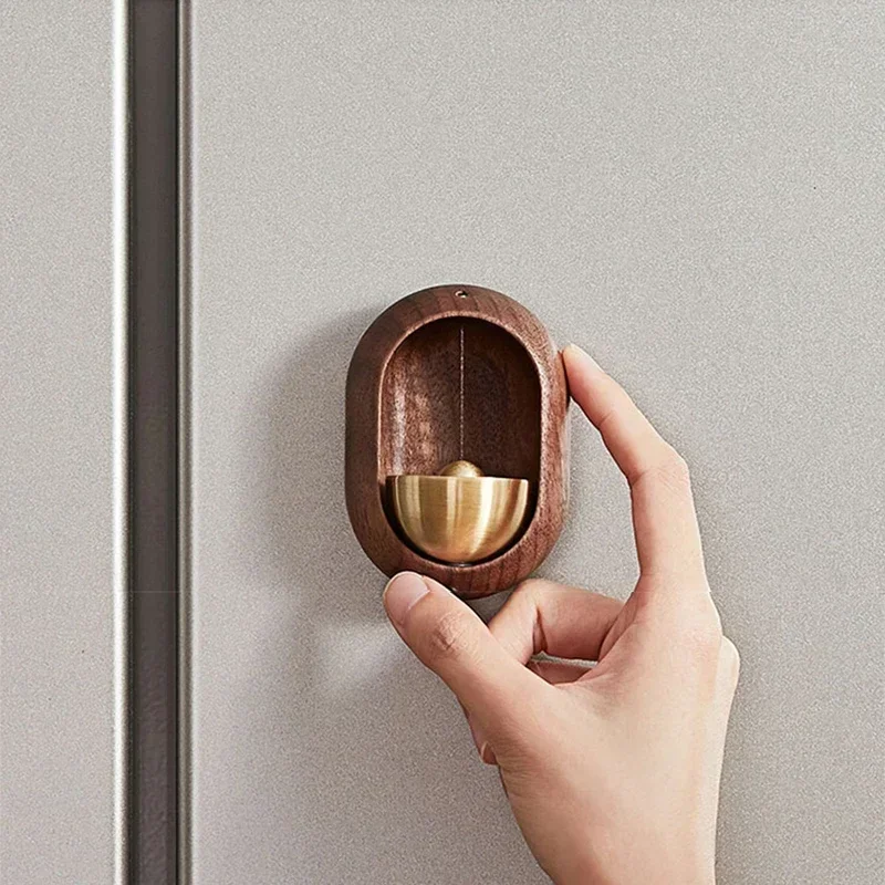 Wooden Doorbell Japanese Bird Bell Wind Chimes Wireless Doorbell for Home Entrance Door Bell Aesthetic Home Decor