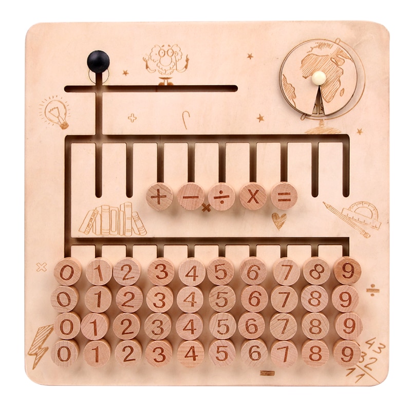 Wooden Educational Toy Mathematics Toy Wooden Educational Toy Mathematics Toy
