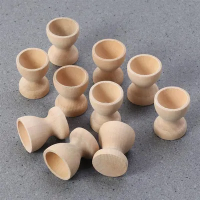 Wooden Egg Cups Egg Holders (12 pcs) Wooden Egg Cups Egg Holders (12 pcs)